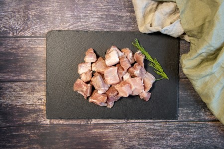 Gulasch vom Strohschwein