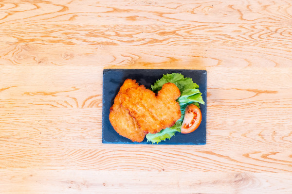 Hähnchenschnitzel, fertig gebraten