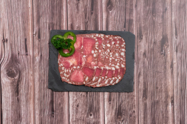 Aufschnitt Zungenwurst