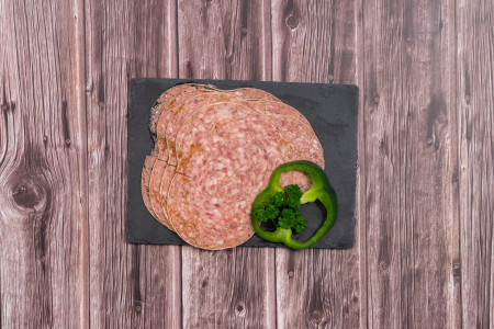 Aufschnitt Rehmansche Leberwurst