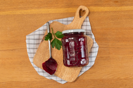 Rote Bete Glas
