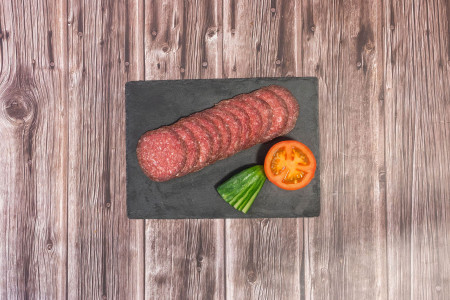 Hausgemachte Rindersalami