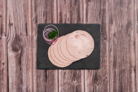Aufschnitt Geflügelmortadella