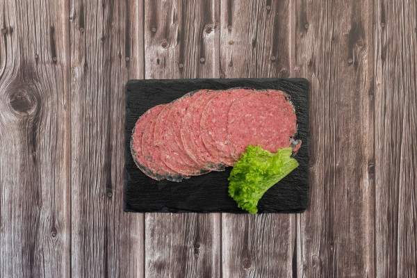 Gekochtes Zwiebelmett vom Rind