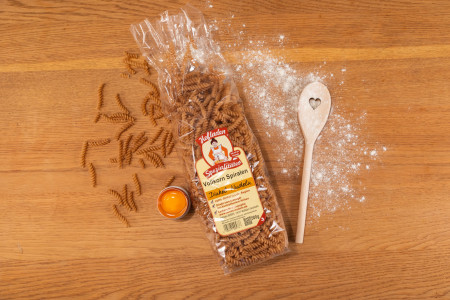 Dinkel Vollkorn Nudeln ohne Ei
