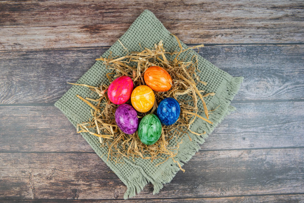 6er Pack bunte Freilandeier