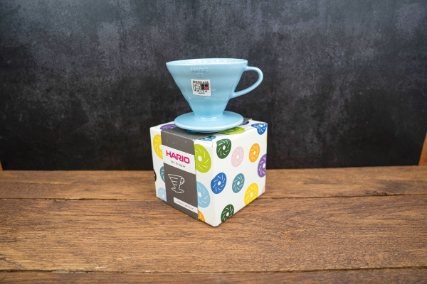 Hario V60 Ceramic Dripper - 02 Size - Hellblau