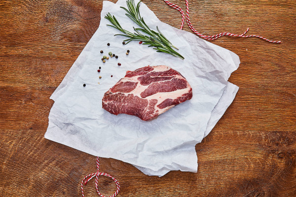 Nackensteak vom Sattelschwein