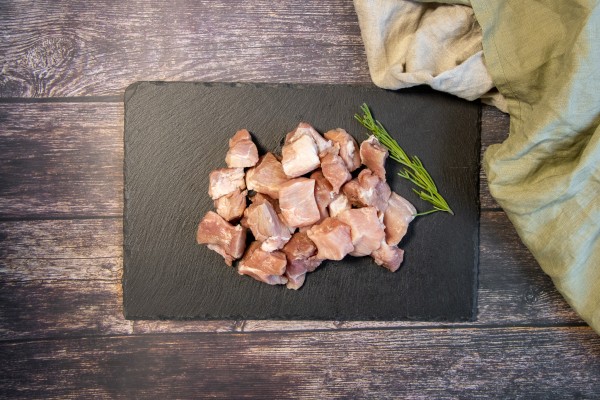 Gulasch vom Strohschwein