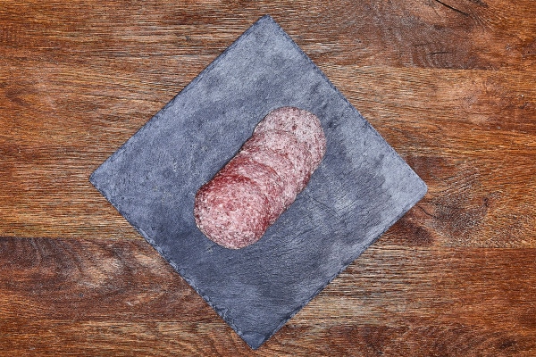 Getrocknete Salami vom Hausschwein