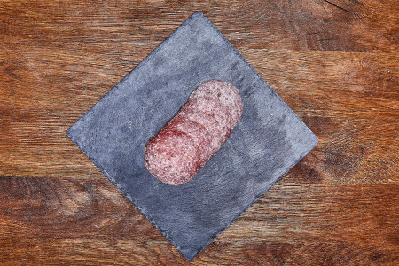 Getrocknete Salami vom Hausschwein